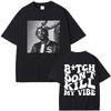 Camiseta com Estampa Gráfica Rapper Kendrick Lamar Don't Kill My Vibe Masculina Feminina Moda Hip Hop Camiseta Vintage Masculina 100% Algodão