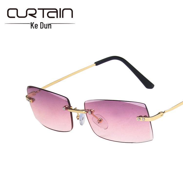 Kedun Frameless Sunglasses: Stylish 2021 Trend, Euro-American Fashion for Women