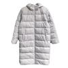Down Jackets Unisex Gray Hooded Moderate IK2414