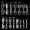 150Pcs French Dual Forms 2In1 Nail Molds With Scale Double-Ended Full Cover Nail Extension Building Gel Mold Nail Forms Nail Art