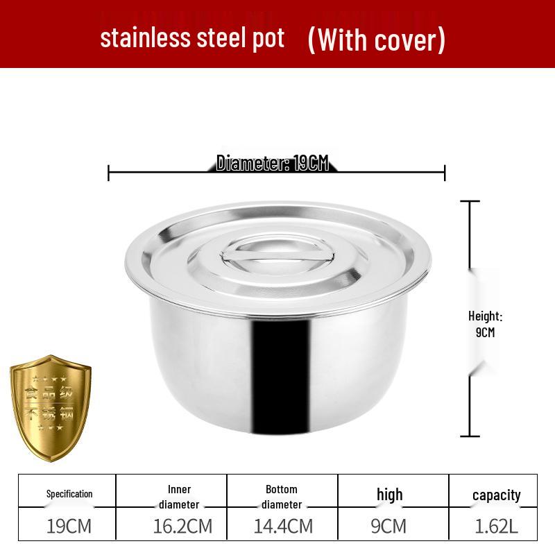 304 Stainless Steel Multi-Use Basin with Lid - Ideal for Washing Vegetables, Kneading Dough, Mixing, and Cooking
