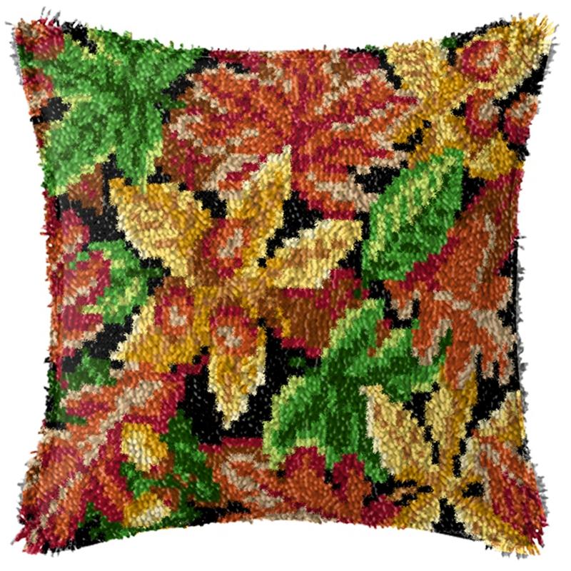 

Серия Цветы Накидной крючок Дуаньская вышивка Подушка-подушка Цветы Трава Вышивка крестом Ковер Сделай сам Набор для накидного крючка Смирна Пакет