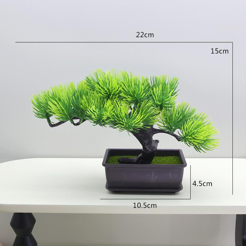 Pinus Zucc Bungeana Artificial Bonsai Potted Plant For Home Decor Projects