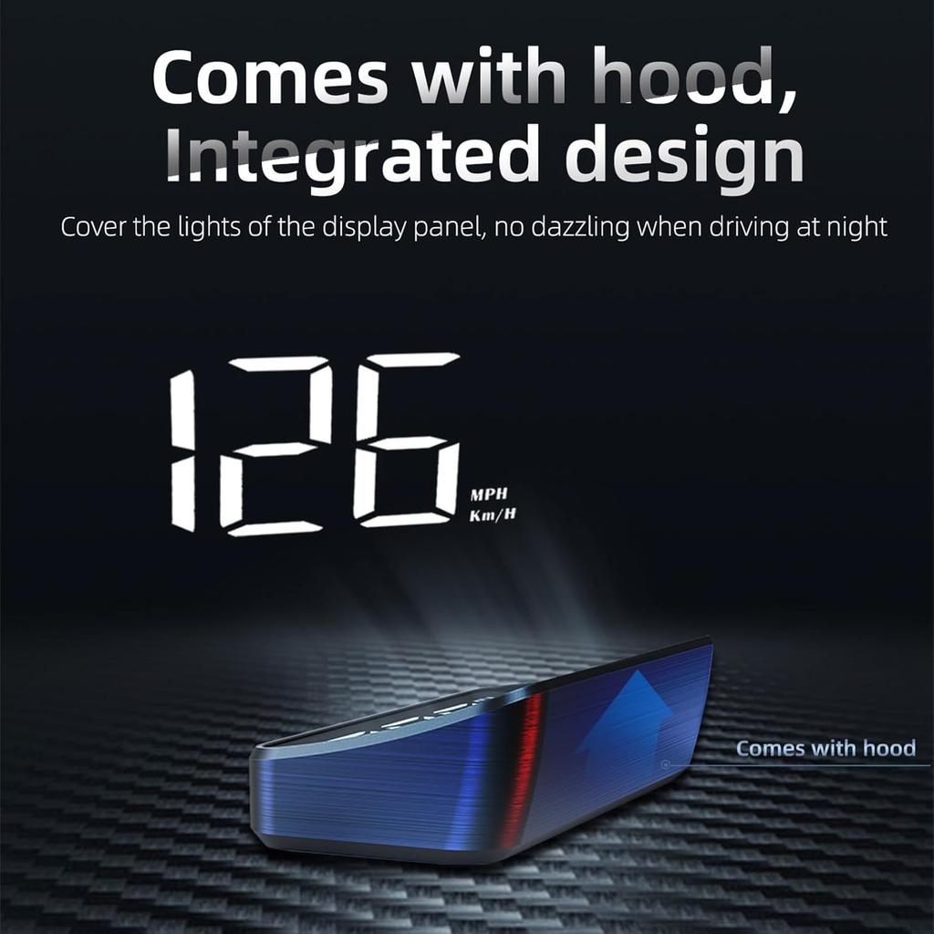 Heads Up Display For Cars, Digital Speedometer For Car M2,Speedometer For Car With Speed, Automatic Light Sensing,Mile Speed Unit Display,Suitable