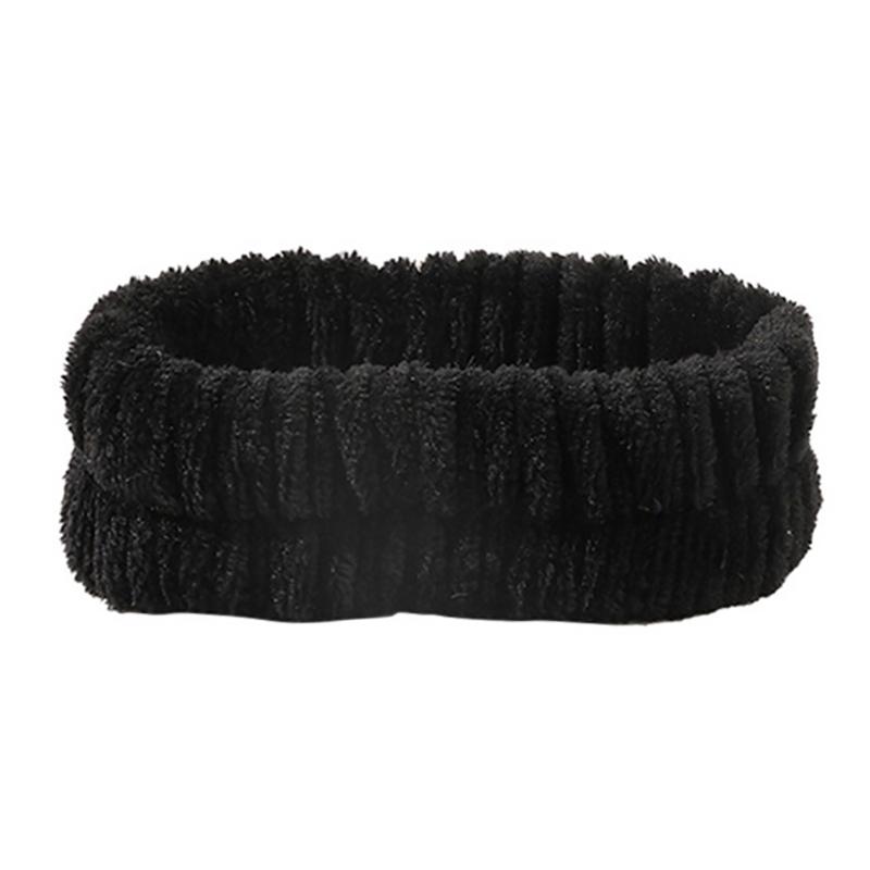 Women Wash Face Make Up Hair Holder Headbands Soft Coral Fleece Hair Hoop Elastic Hair Bands Girls Hair Accessories