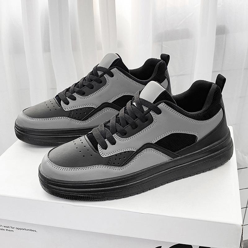 

Мода 2024 Весна Осень Новые Толстые Кроссовки Повседневная Мода Уличная Спортивная Обувь Тренд Низкие Ботинки На Шнуровке Обувь Для Мужчин 44 чёрный