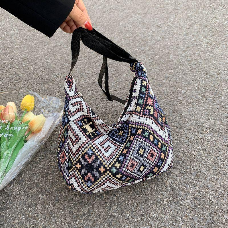 

Повсякденні сумки на плече під пахвами Велика сумка через плече Полотняні гаманці та жіночі сумки для шопперів