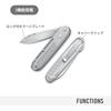 Victorinox Алюминиевый Рафинированный Однослойный Серебристый Мультитул Нож Для Туризма Выживания Швейцарского Производства Компактный 2 Функции