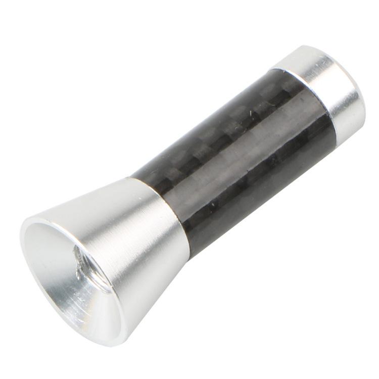 3.5/8/12cm Car Carbon Fiber Roof Antenna Radio Aerial Antenna Radio FM/AM Metal Receiving Antenna Car Exterior Decor Accessories