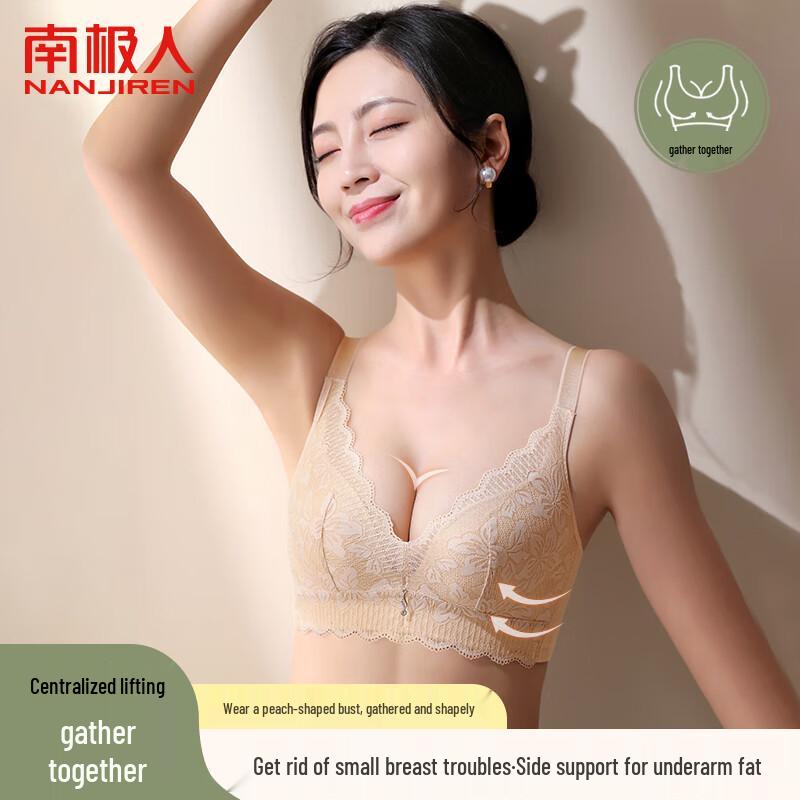 

Milin Wireless Lace Push-Up Bra M