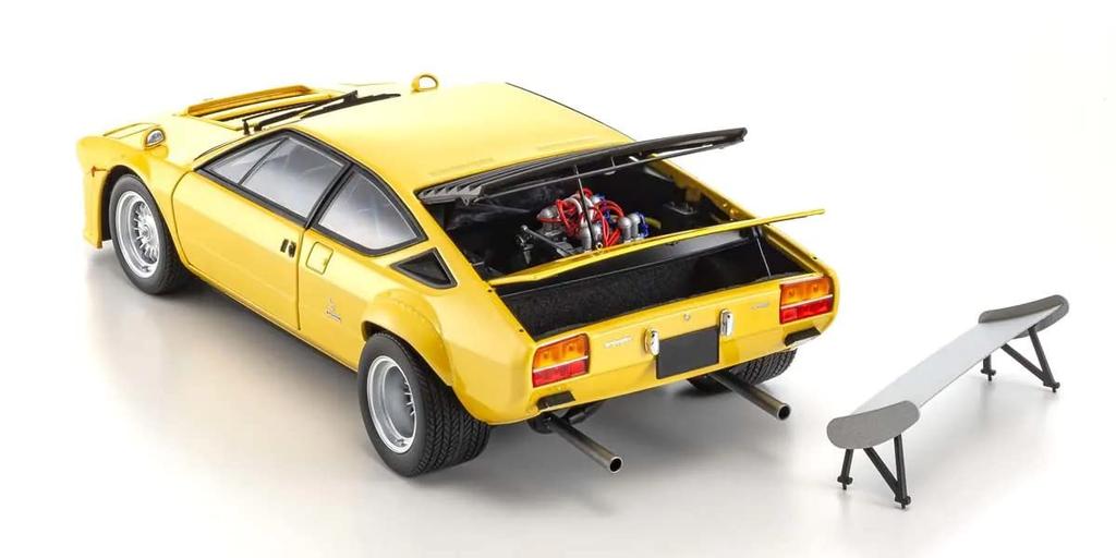 Kyosho Original Lamborghini Urraco Rally Yellow Finished Product 1/18