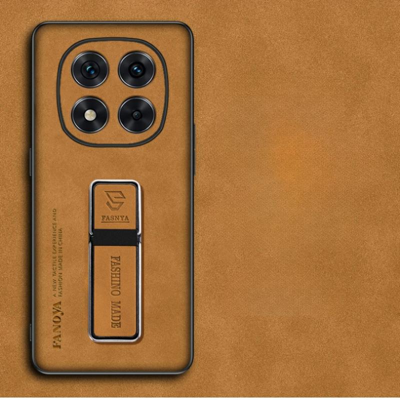 جراب هاتف فاخر من جلد الغنم لهاتف Xiaomi Redmi Note 14 Pro Plus 14pro Note14، غطاء خلفي رفيع غير لامع بحافة ناعمة من السيليكون