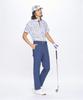 Coq Sportif cool to the highly WH00 [Le Golf] Short-sleeved shirt, all-over pattern, sweat-wicking, quick-drying, stretch-forcer, touch, breathable,