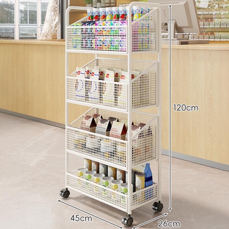 Multi-Layer Display Rack for Snacks, Baby Items, and Stationery in Convenience Stores and Pharmacies