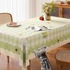 Thickened, Fresh, Scratch-resistant, Waterproof, Stain-resistant, Wear-resistant, Compliant and Drapey Tablecloth
