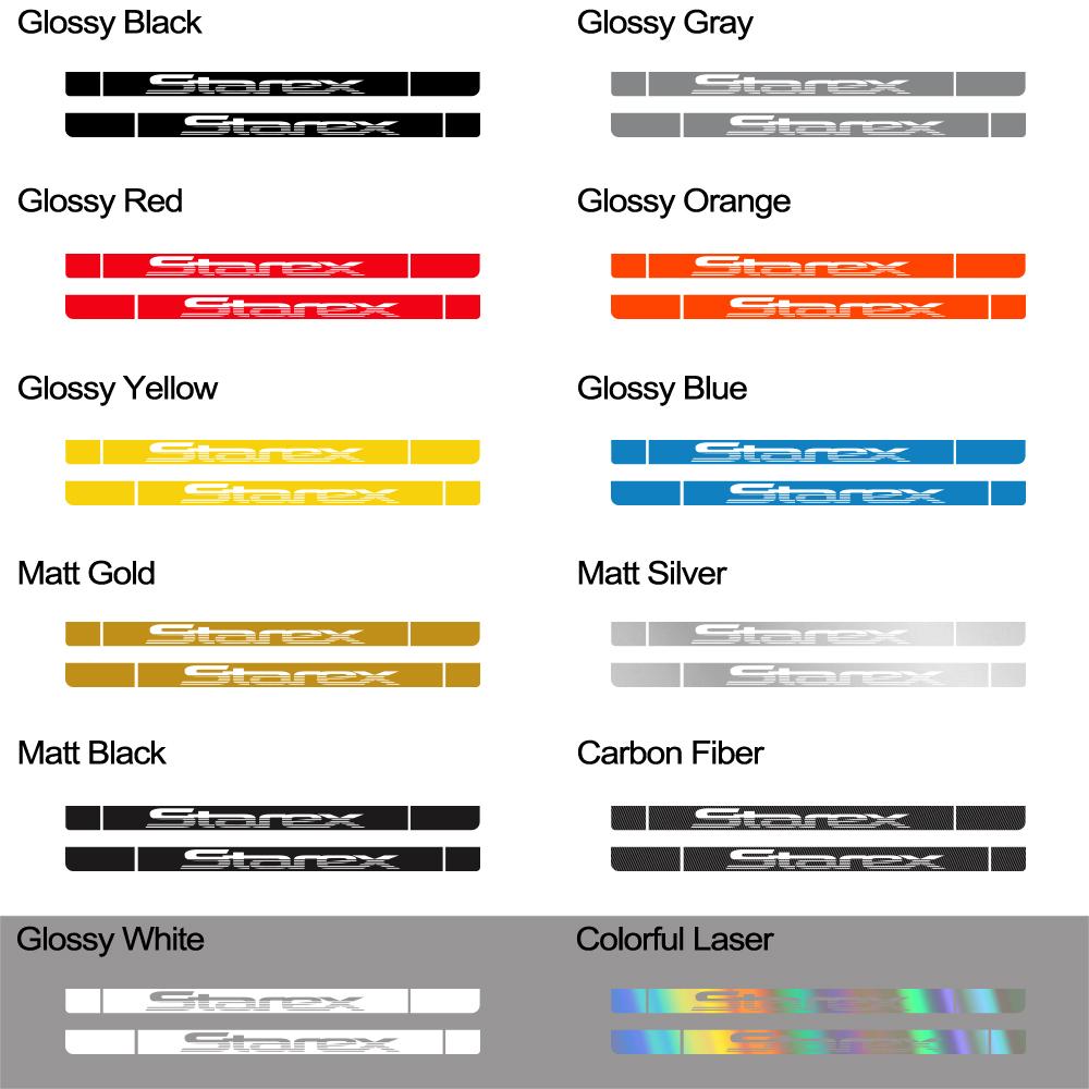 Van Door Side Stickers For Hyundai Grand Starex H1 Royale H200 H300 A1 2007-2022 Camper Car Stripes Decor Decal Auto