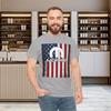 Mopar Patriotic Unisexs TShirt Usa Flag Muscle Car Graphic Tee