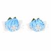 2pcs Diamond Rose Wrist Corsage Pearl Rhinestone Bridal Wrist Flower  For Wedding