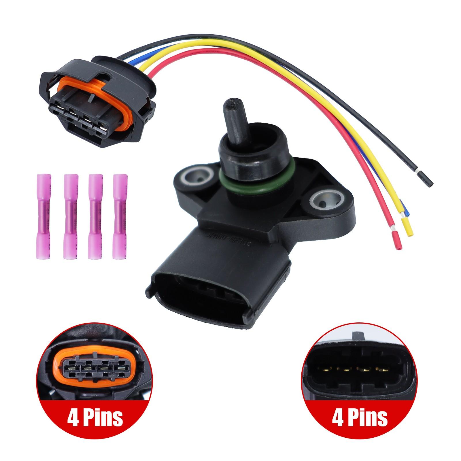 New Manifold Pressure MAP Sensor W/Connector For Hyundai Elantra 3930022600