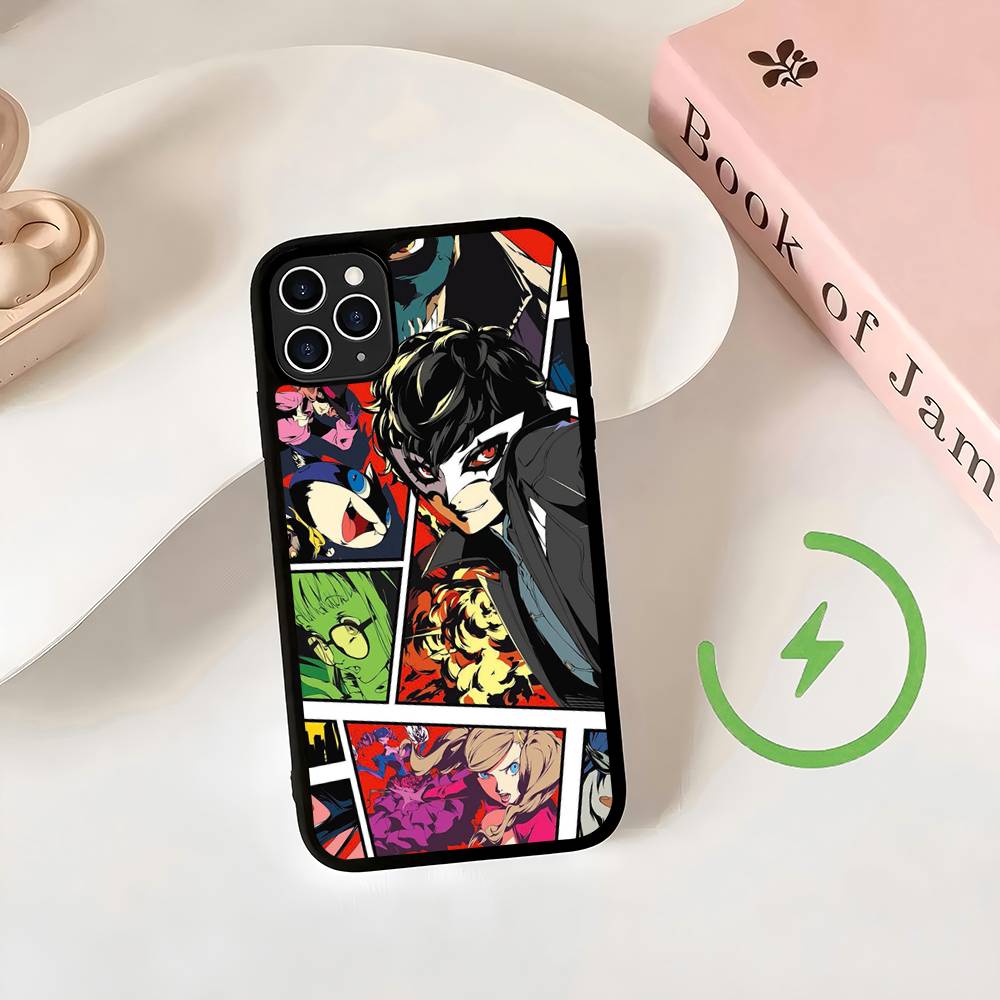 Game P-Persona 5 Cool Magnetic Charging Cover Phone Case For IPhone 17 16 14 13 12 11 15 Pro Max For Magsafe Wireless