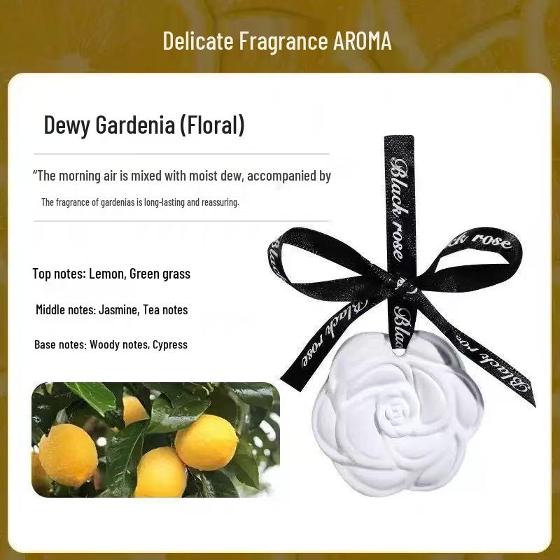Camellia Aromatherapy Wardrobe & Car Scented Pendant with Free Shipping