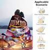 1pc, Disney Dumbo Blanket Soft Warm Throw Blankets for Friend, Outdoor Blankets, Living Room, Travel, Camping