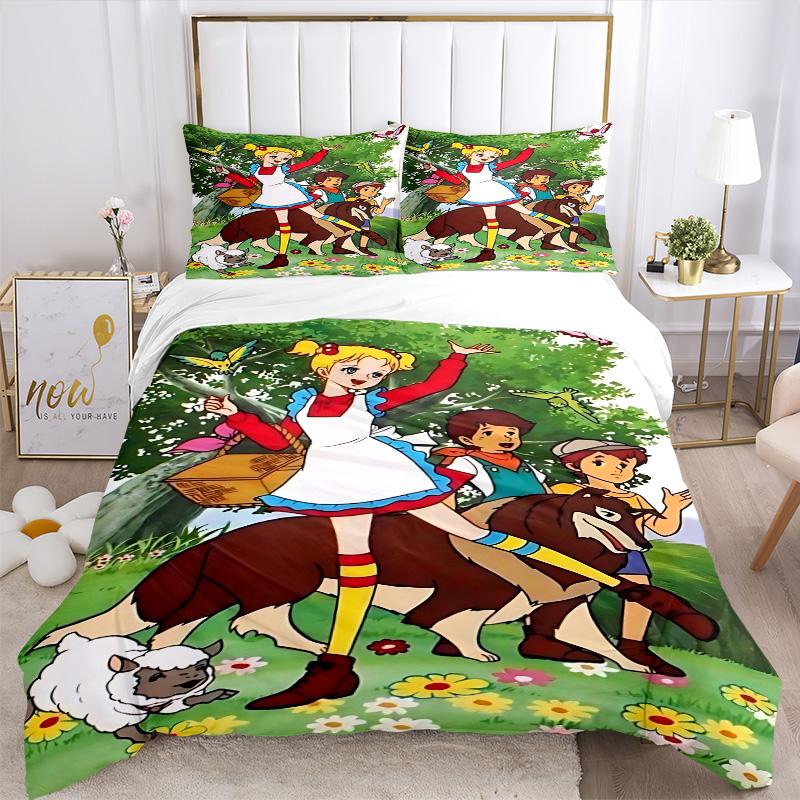 Wizard Oz Adventure Print 3Pcs Bedding Set,Duvet Cover with 2 Bedro,Pillowcase Home Birthday Gift