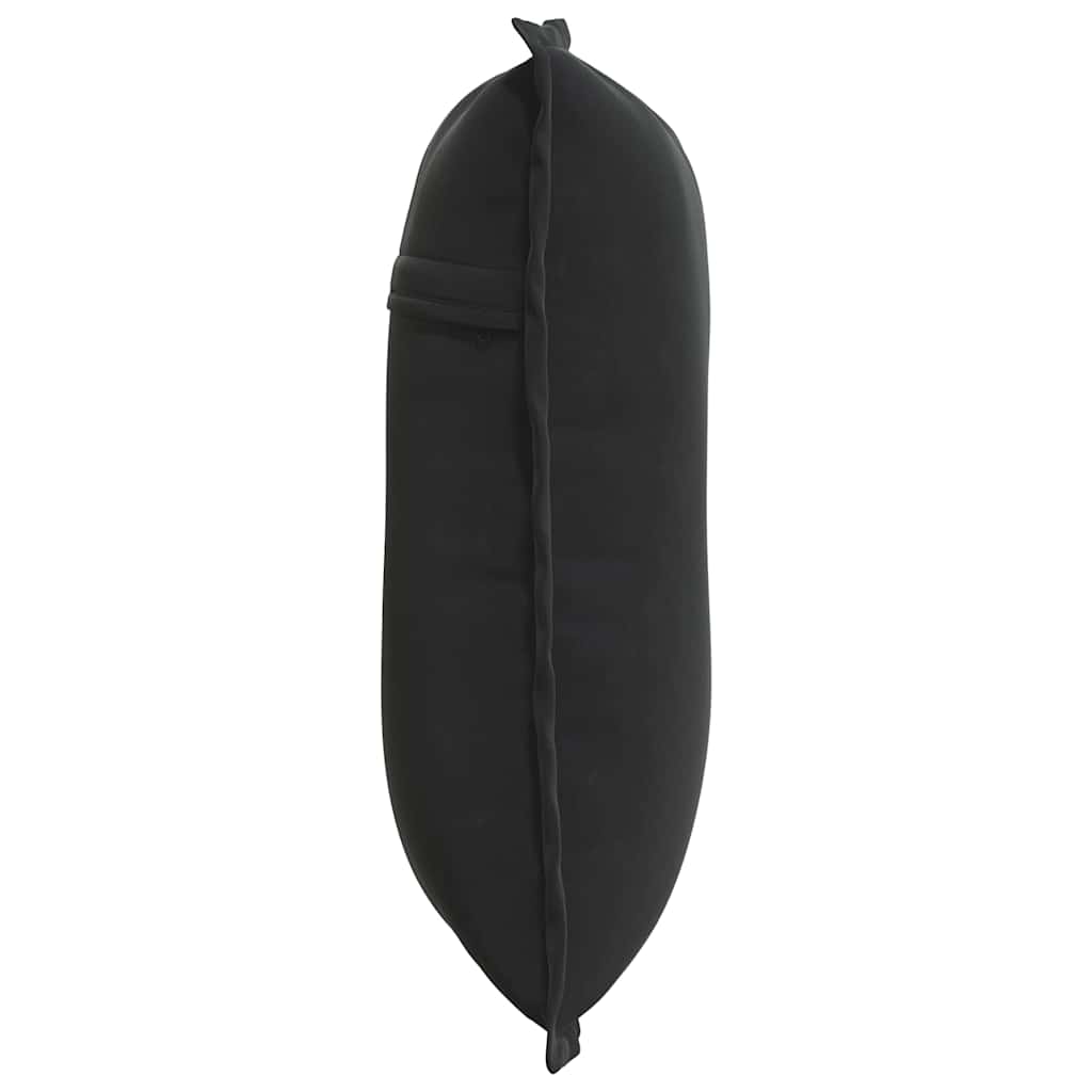 Back Cushion Black 50 X 45 Cm Cord Fabric