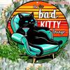 Vintage Black Cat Cartoon Metal Wall Sign 8x8 Inch Retro Home Decor