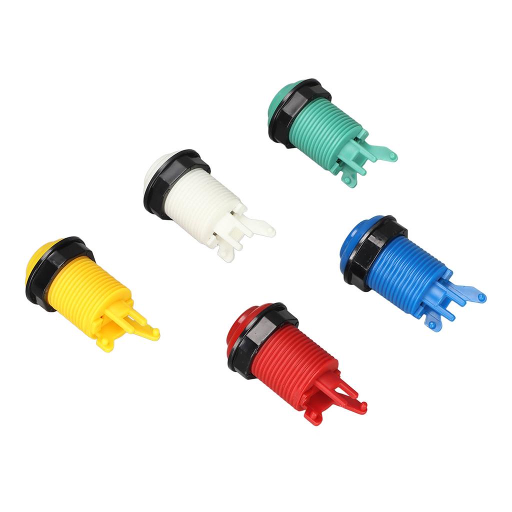 28mm Arcade Game Push Button 5 Colors DIY Parts LED Illuminated Buttons Switch for Controllers