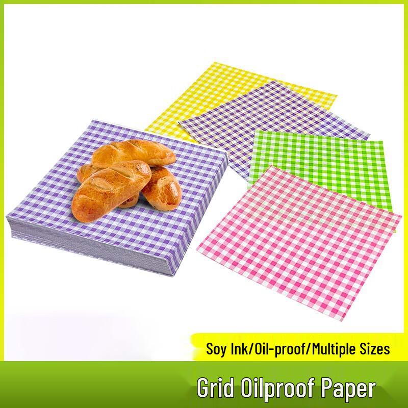 

Changbaosen Checkered Greaseproof Food Packaging Paper