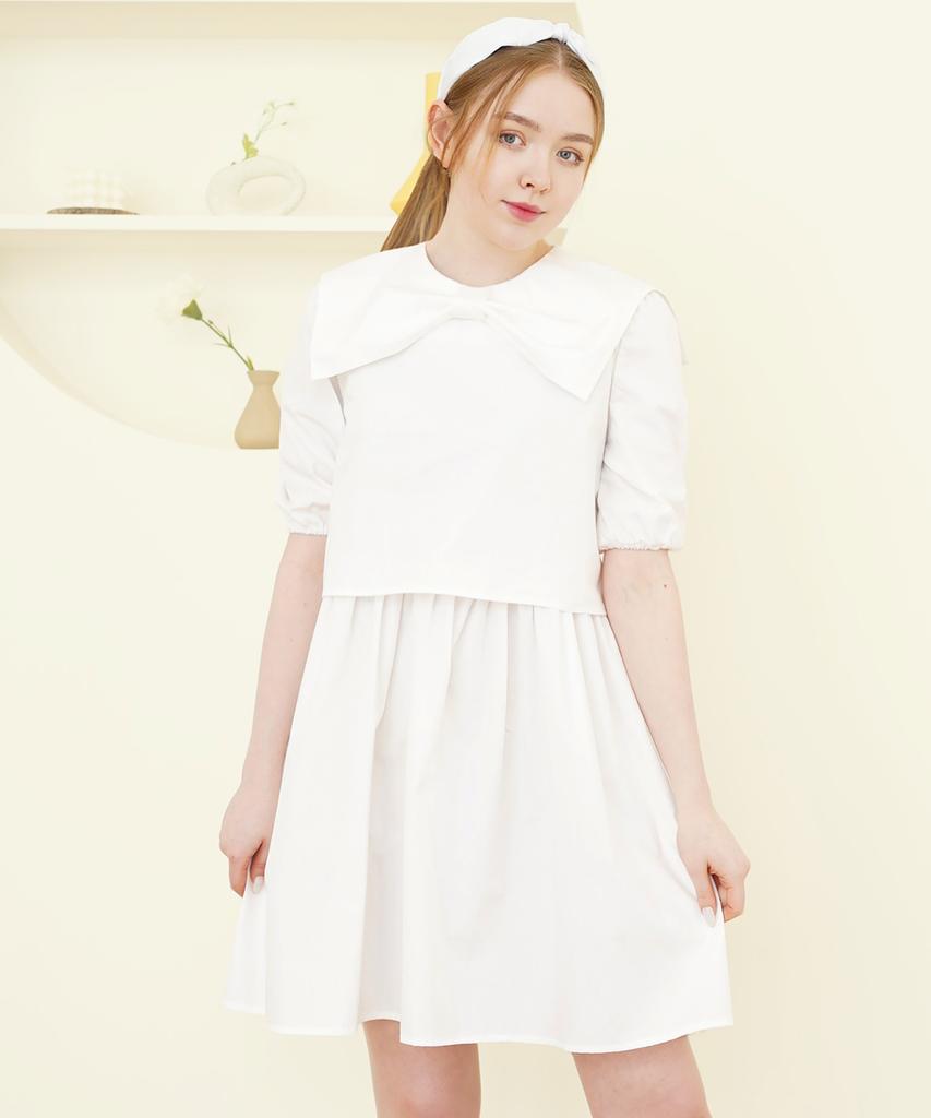 CATTLINE Sailor Ribbon Dress