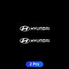 3D Metal Car Interior Dekoration Stickers Badges Auto Styling For Hyundai Tucson I10 I20 I30 Santa Fe Sonata Azera Accent b1