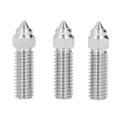 3Pcs 3D Printer Extruder Nozzle 1.75mm M6 High Speed Hotend Extruder Nozzle for Creality K1