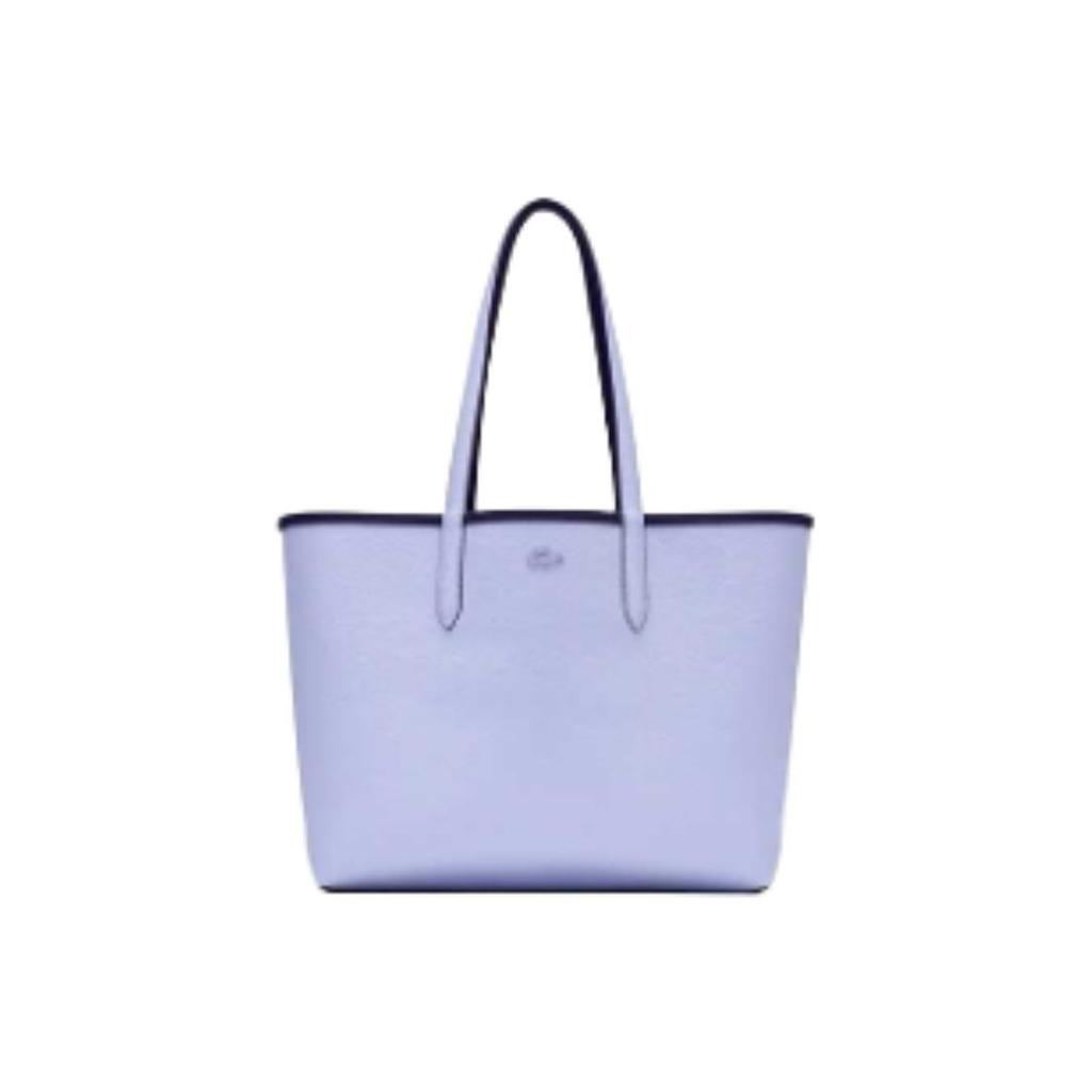Lacoste Klassisches Logo Mode Einfache Tragetasche Einkaufs-Umhängetasche Damen-Tragetaschen Lila NF2142AA-R38