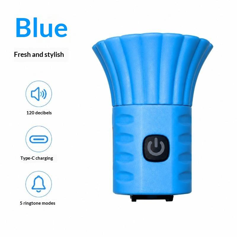 Bicycle Electric Horn Low Power Consumption Super Loud Waterproof Bike Bell for E-Scooter Mountain Bike Daily Riding Accessories