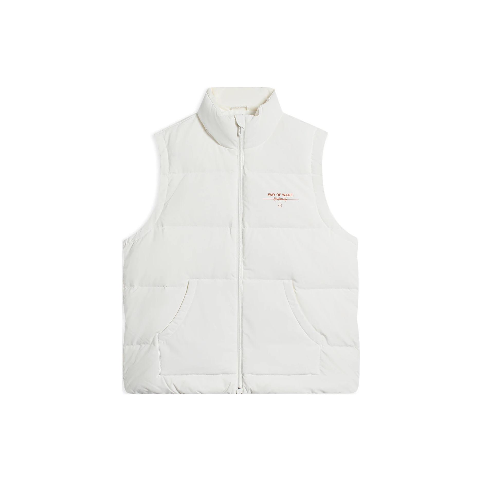 Li Ning Down Vests Men s Ivory Stand Collar Moderate Other AMRS035-5 M