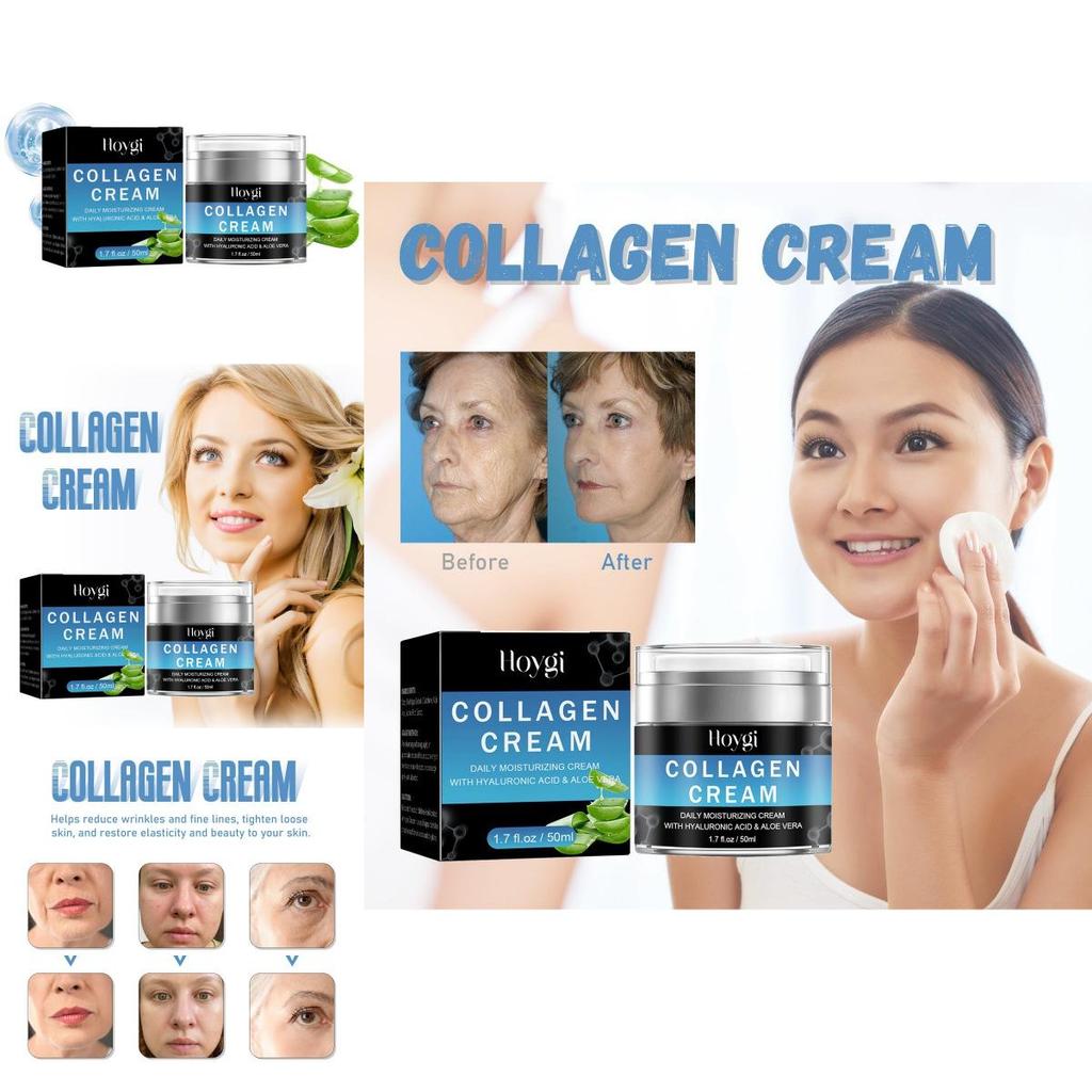 Hoygi Collagen Cream For Deep Hydration And Skin Firming Reduces Fine Lines