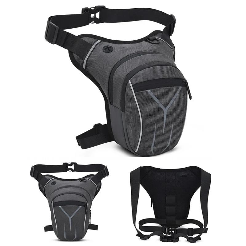 Waterproof Drop Leg Bag Thigh Hip Bum Belt Leg Waist Bags Travel Tour Riding Motorcycle Fanny Pack Universality Travel Bag