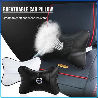 Para XC90 XC60 XC70 XC40 V90 V60 V40 C70 C30 S80 Reposacabezas de Asiento de Coche Almohada para el Cuello con Logo de Coche Accesorios para el Coche