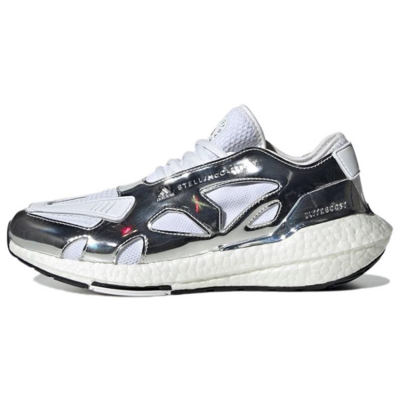 Adidas By Stella McCartney Ultraboost 22 Women's Running Shoes Silver Metallic/Cloud White/Core Black GW8129
