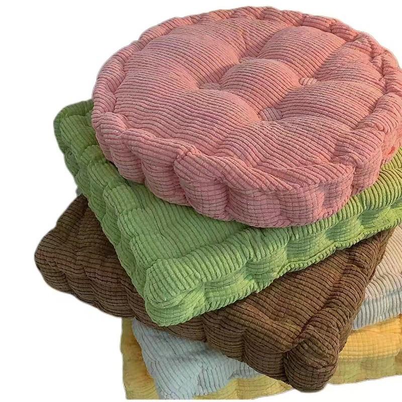 Corn Kernel Velvet Seat Cushion - Thickened Cotton Pad for Sofa, Car, Window, Chair, and Stool