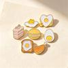 Creative Cartoon Ice Cream Brooch Pin - Cute Food & Flower Drip Oil Design