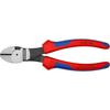Knipex 7402-180 Diagonal Pliers (180mm, Red/Blue)