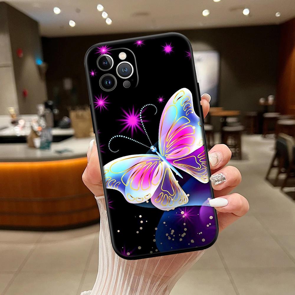 RA9 Colorful Butterfly Phone Case for Samsung Galaxy A11 A12 A13 A15 A52S A53 A55 A56 A70 A71 A72 A73 F06 F16 F56 S10 Plus S10e