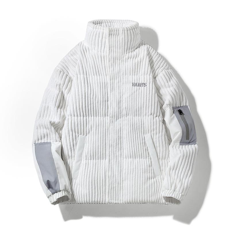 

2025 кожаная куртка мужская весна и осень новая кожаная куртка мужская карман молния топ куртка повседневная свободная ПУ куртка XXXXL белый