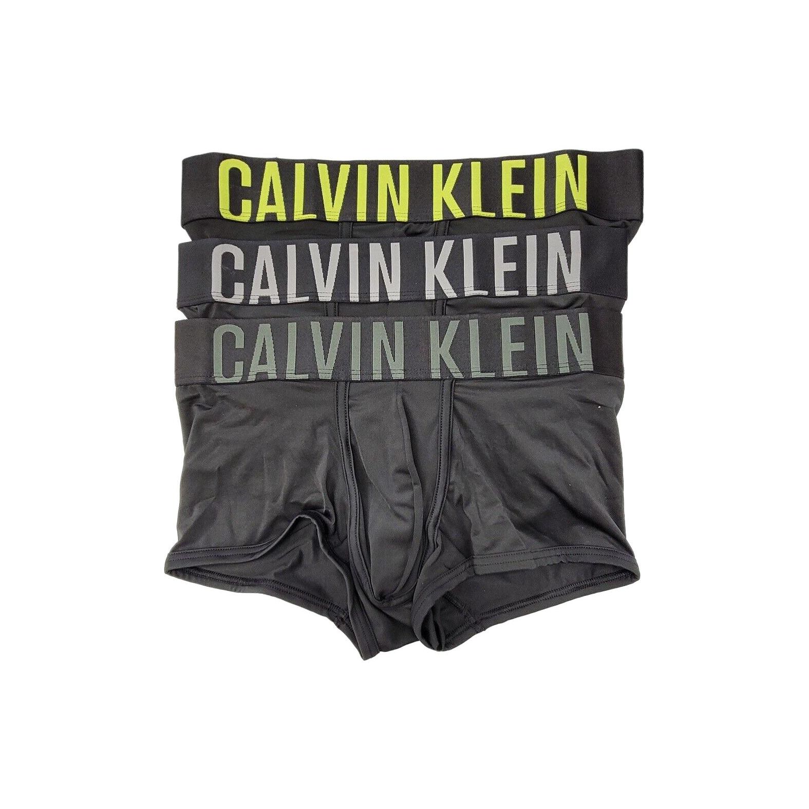 

Calvin Klein Боксеры с надписью на поясе, 3 шт., мужское нижнее белье NB2593-933 S