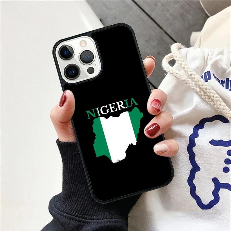 Nigerian flag Phone Case For iPhone 17 Air 15 16 Cover 11 13 14 Pro Max 12 Plus Max Fundas