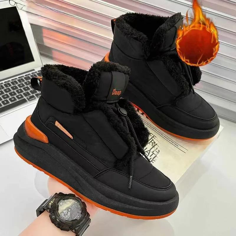 Мужские высококачественные повседневные зимние ботинки, водонепроницаемая теплая зимняя обувь, мужские походные ботинки, кроссовки для скалолазания, мужские походы 44