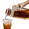 New 1L Cold Brew Coffee Maker Handheld Handle Abs Coffee Cold Brew Bottle With Scale,Tea Infuser Brewing Immersion Coffee Kettle